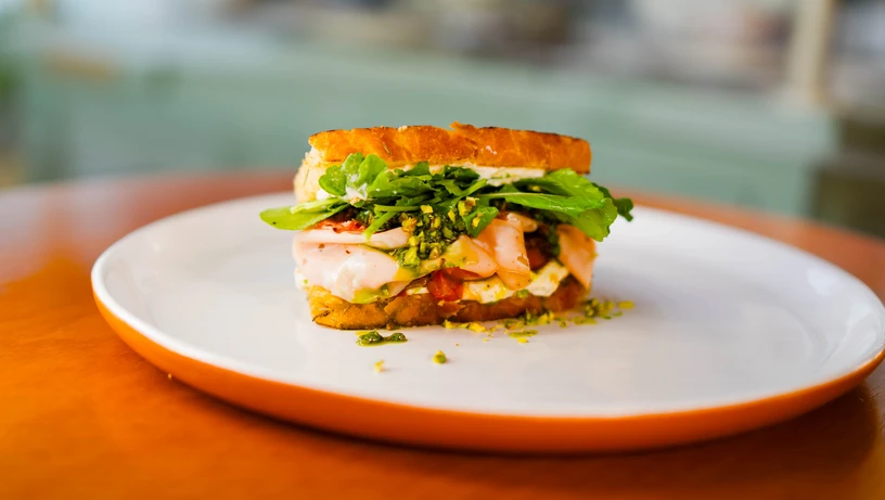 Focaccia Manjar, do Manjar Ateliê Café 