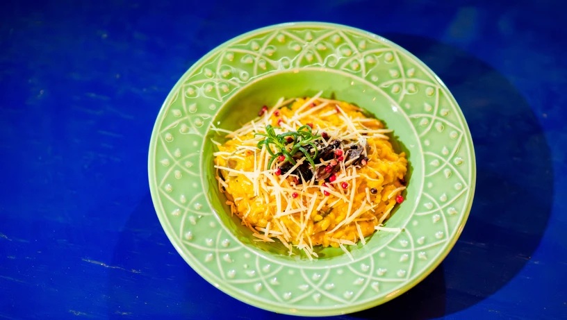 Risoto de churrasco, do Espetinhos Route 66