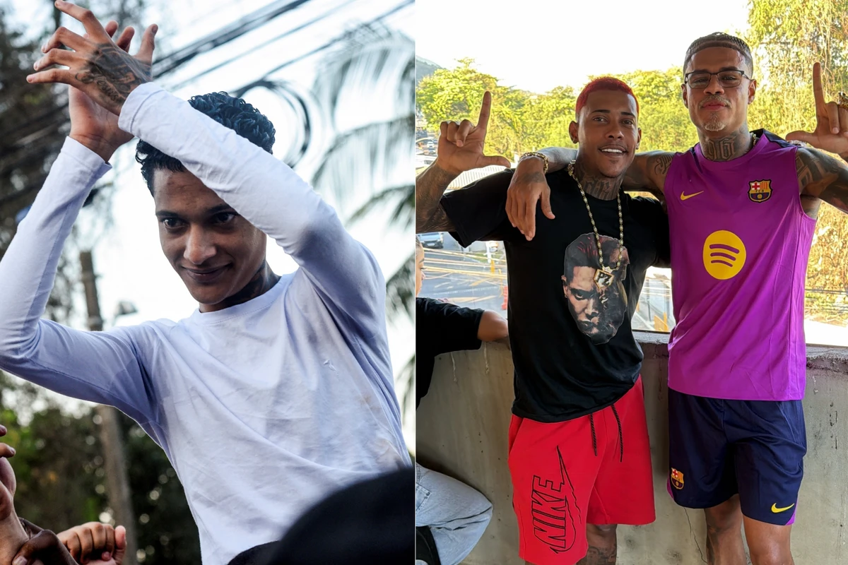 Cabelinho e Poze do Rodo receberam Oruam na porta da prisão