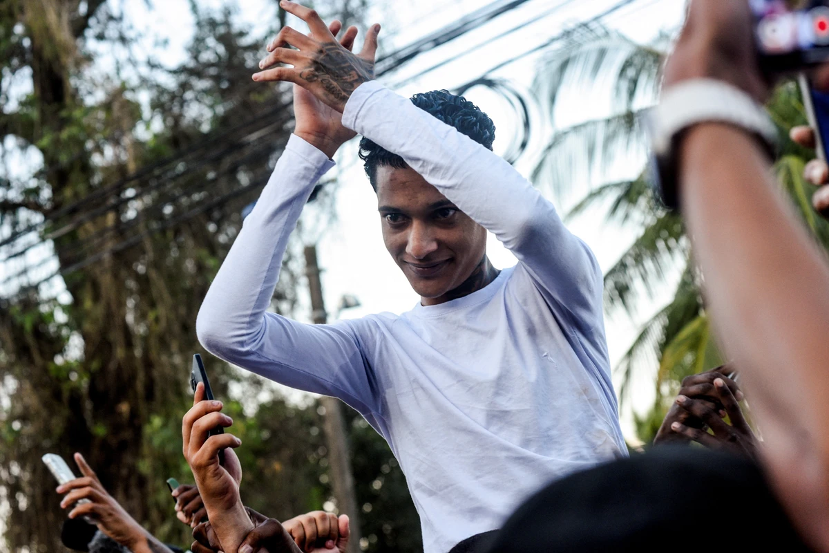 Oruam deixou a prisão nesta segunda-feira (29)