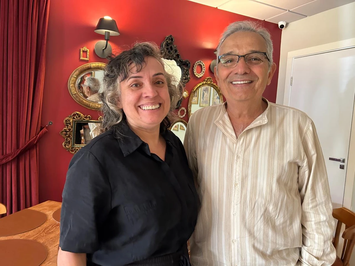 Bia Delmaestro e Augusto Pacheco