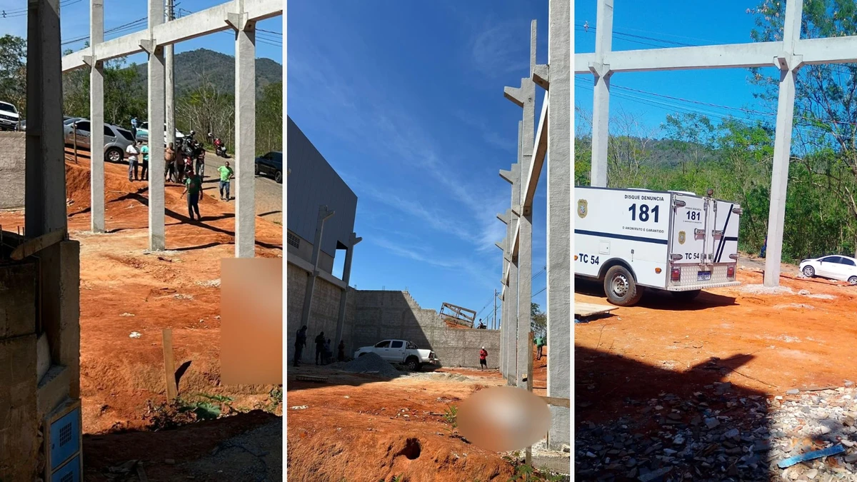 Trabalhador morre após queda em obra de galpão em Cachoeiro