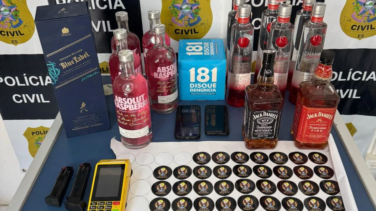 Bebidas falsificadas eram vendidas em Cachoeiro