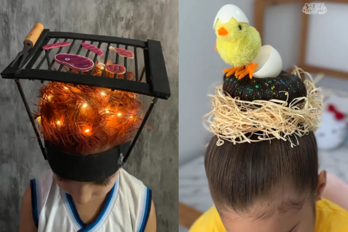 Pentados de churrasqueira e de pintinho fizeram sucesso na internet