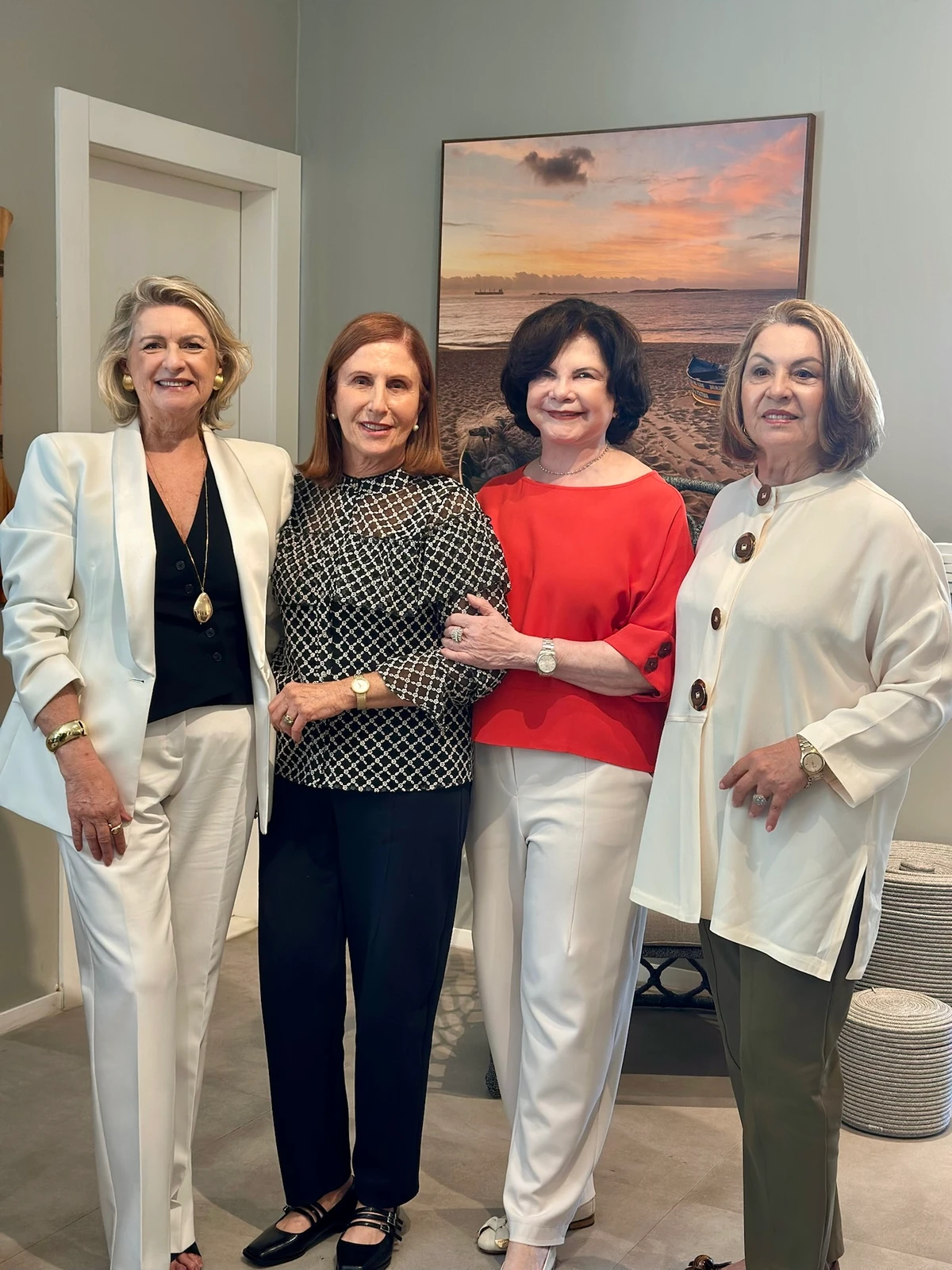 Gracinha Nader, Mary Helal, Teresa Bedran e Regina Tommasi