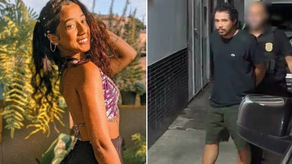 Aleff Wingler, de 25 anos, confessou ter matado Júlia de Paula Barbosa, de 20, e foi preso horas depois enquanto tentava fugir para São Mateus