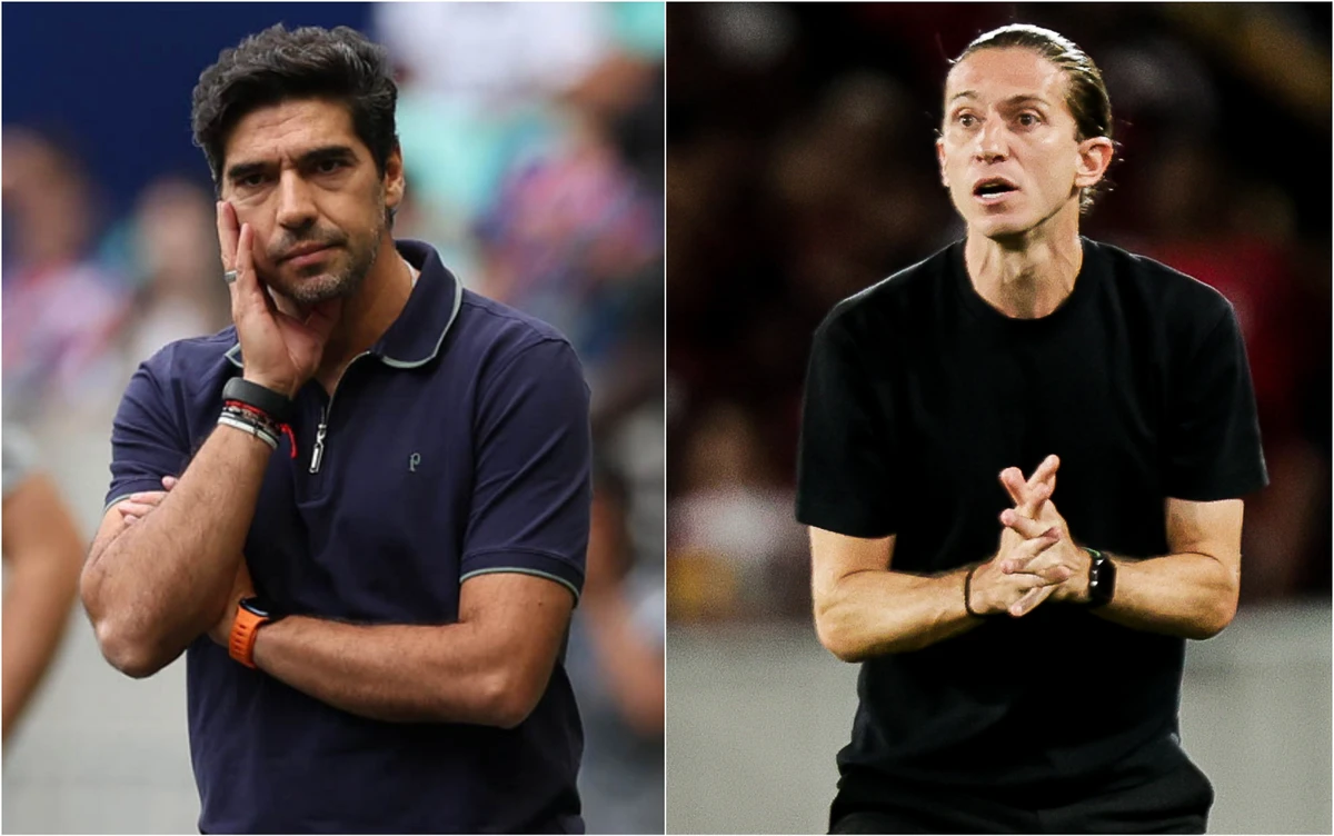 Abel Ferreira e Filipe Luís vão travar um duelo de estratégias na reta final do Brasileirão