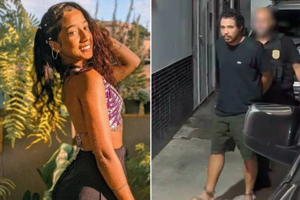 Aleff Wingler, 25 anos, foi preso após matar a namorada, a universitária Júlia de Paula Barbosa, 20 anos