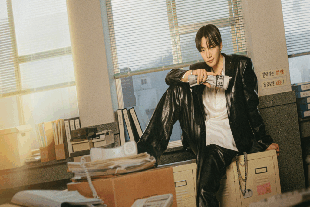 Em “Typhoon family”, Kang Tae-pung faz de tudo para salvar a empresa que herdou (Imagem: Reprodução digital | Netflix)