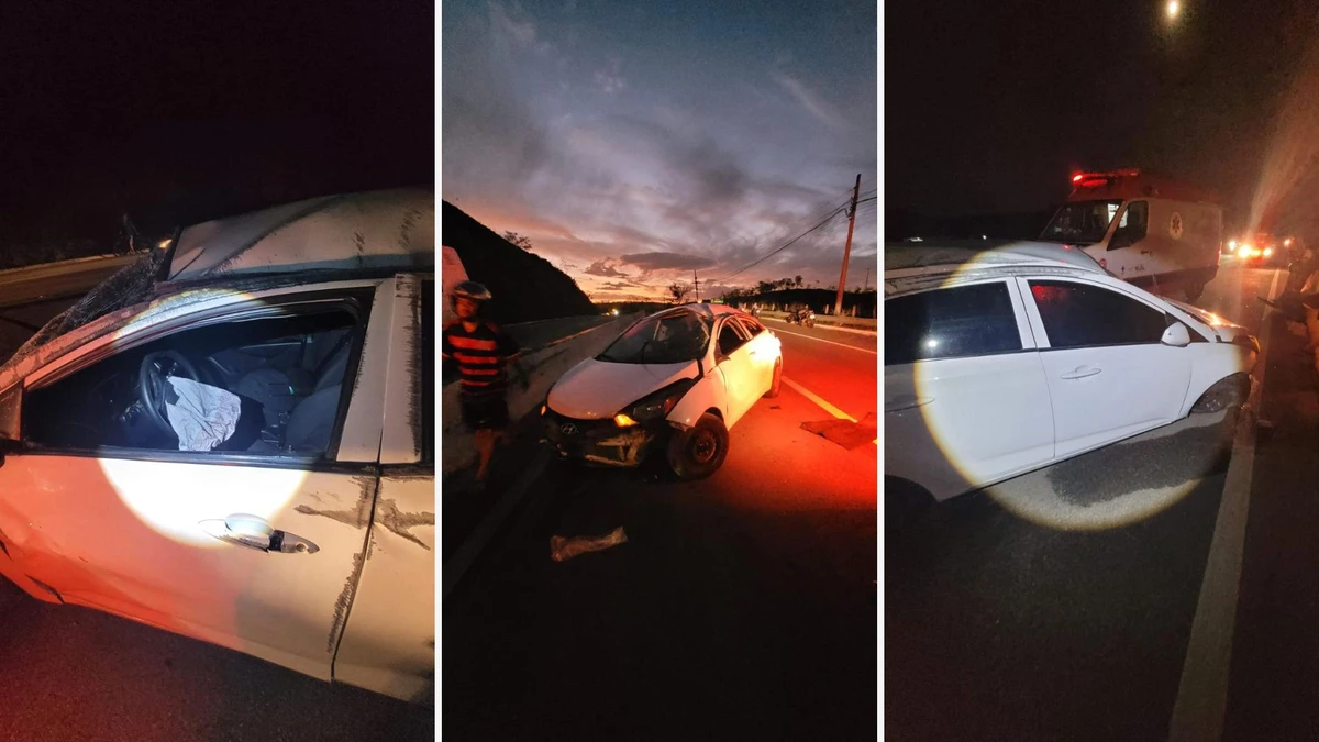 Motorista morre e jovens ficam feridas em Cachoeiro de Itapemirim 