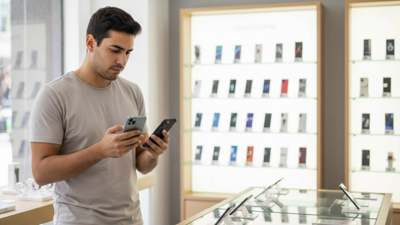 Comparar especificações técnicas e preços é fundamental na hora de escolher um celular chinês com bom custo-benefício. Crédito: Gerada por IA