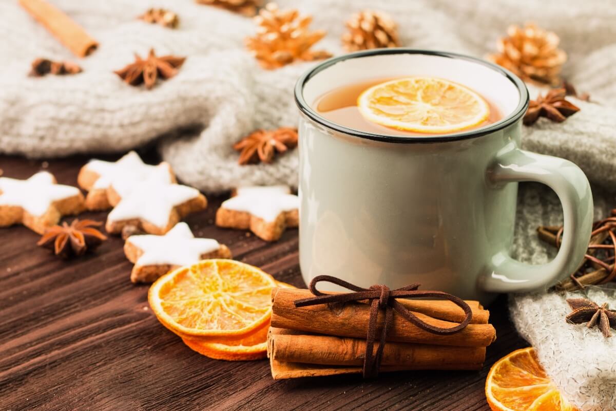 Chá de laranja com canela e anis-estrelado (Imagem: ecaterina corovina | Shutterstock)