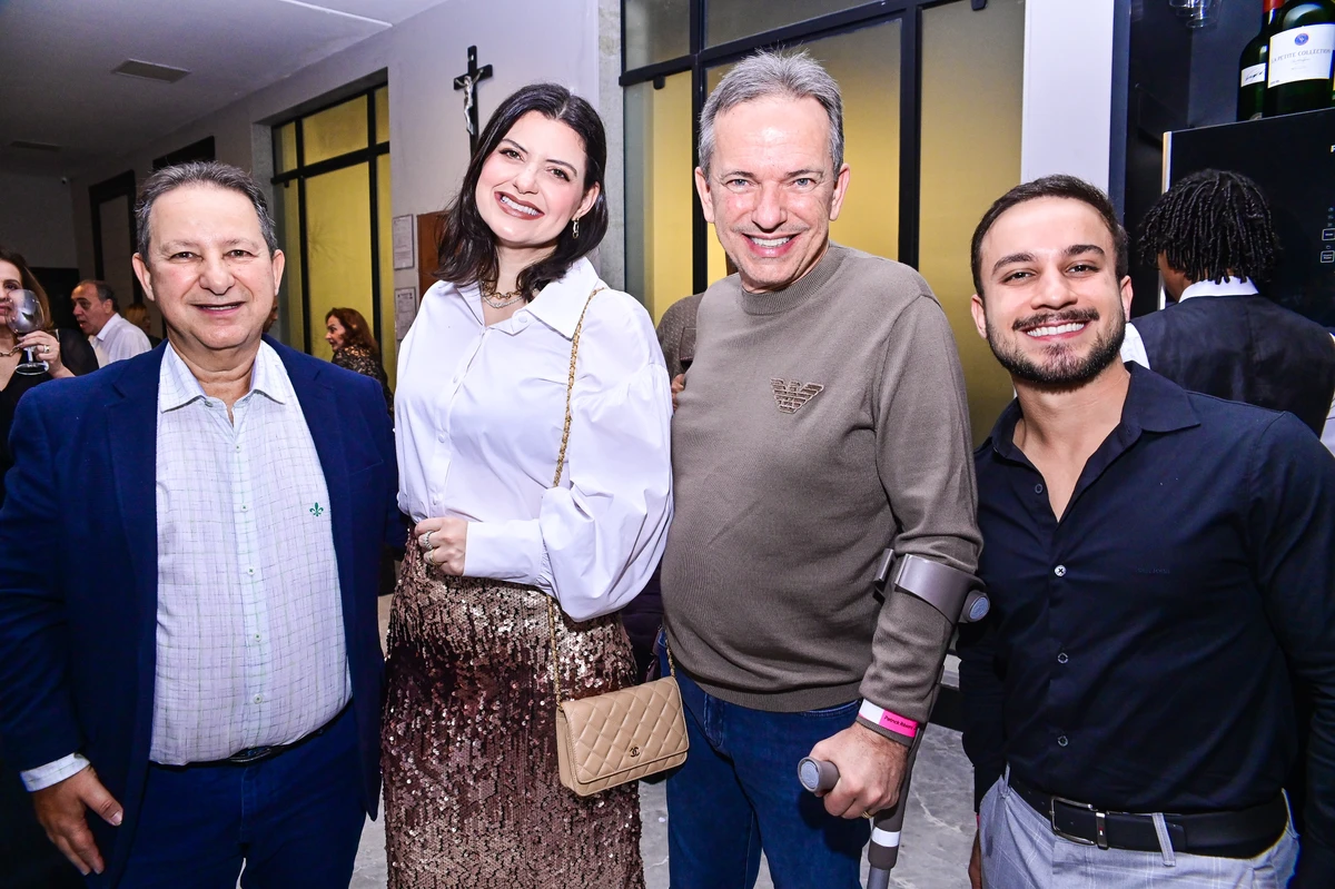 Fernando Saliba, Joana e Rodrigo Barbosa e Gustavo Saliba