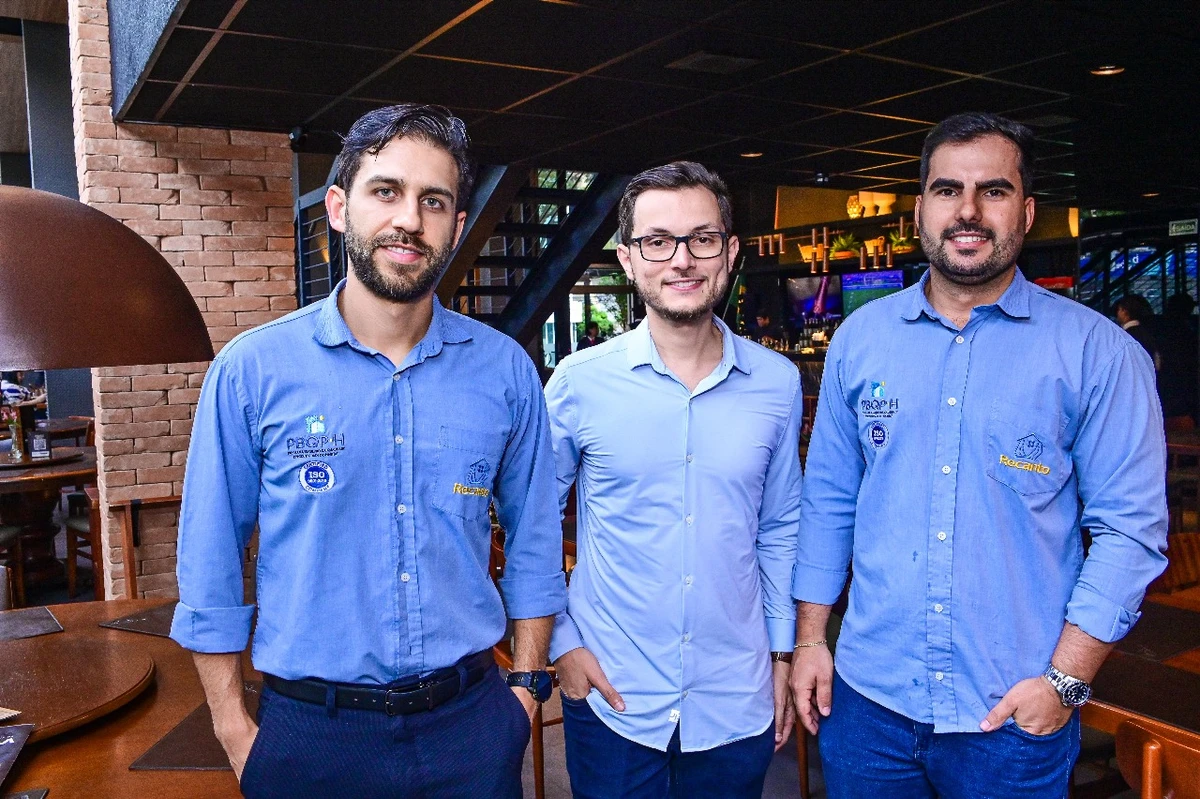 Rafael Rigo, Fernando Barcelos Junior e Pedro Antônio Bolsanello