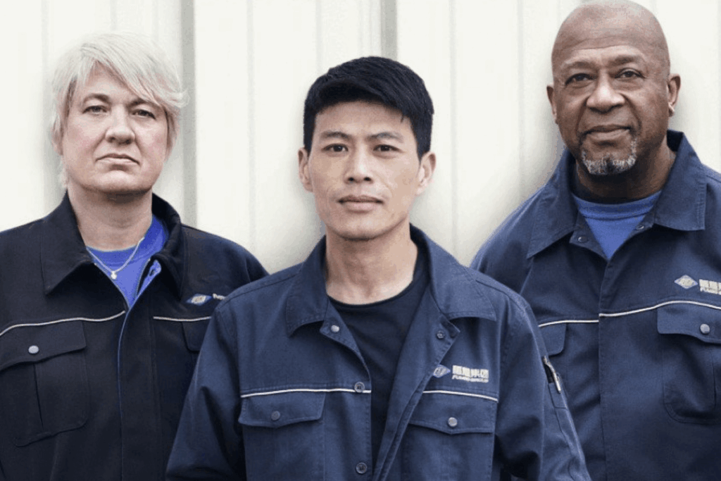 O documentário “Indústria Americana” retrata o choque ideológico entre China e Estados Unidos e o valor do trabalho (Imagem: Reprodução digital | Netflix)