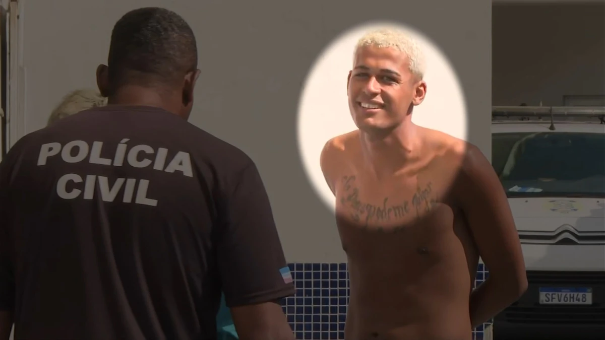 Lisandro Silva Rocha, de 23 anos, preso por manter jovem em cárcere privado