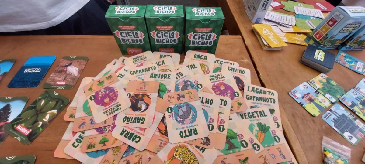 André Luiz Silva Negrão e Maik Caliari, da Educa Meeple