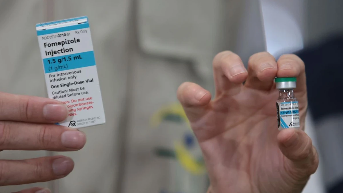 Antídoto fomepizol para intoxicação por metanol chega ao Brasil