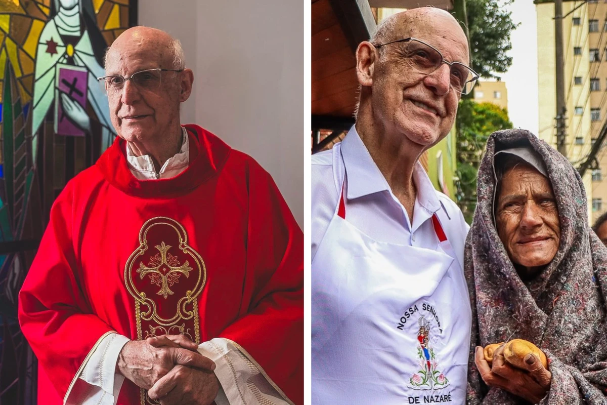 O padre Júlio Lancellotti tem forte atuação com pessoas em situação de rua