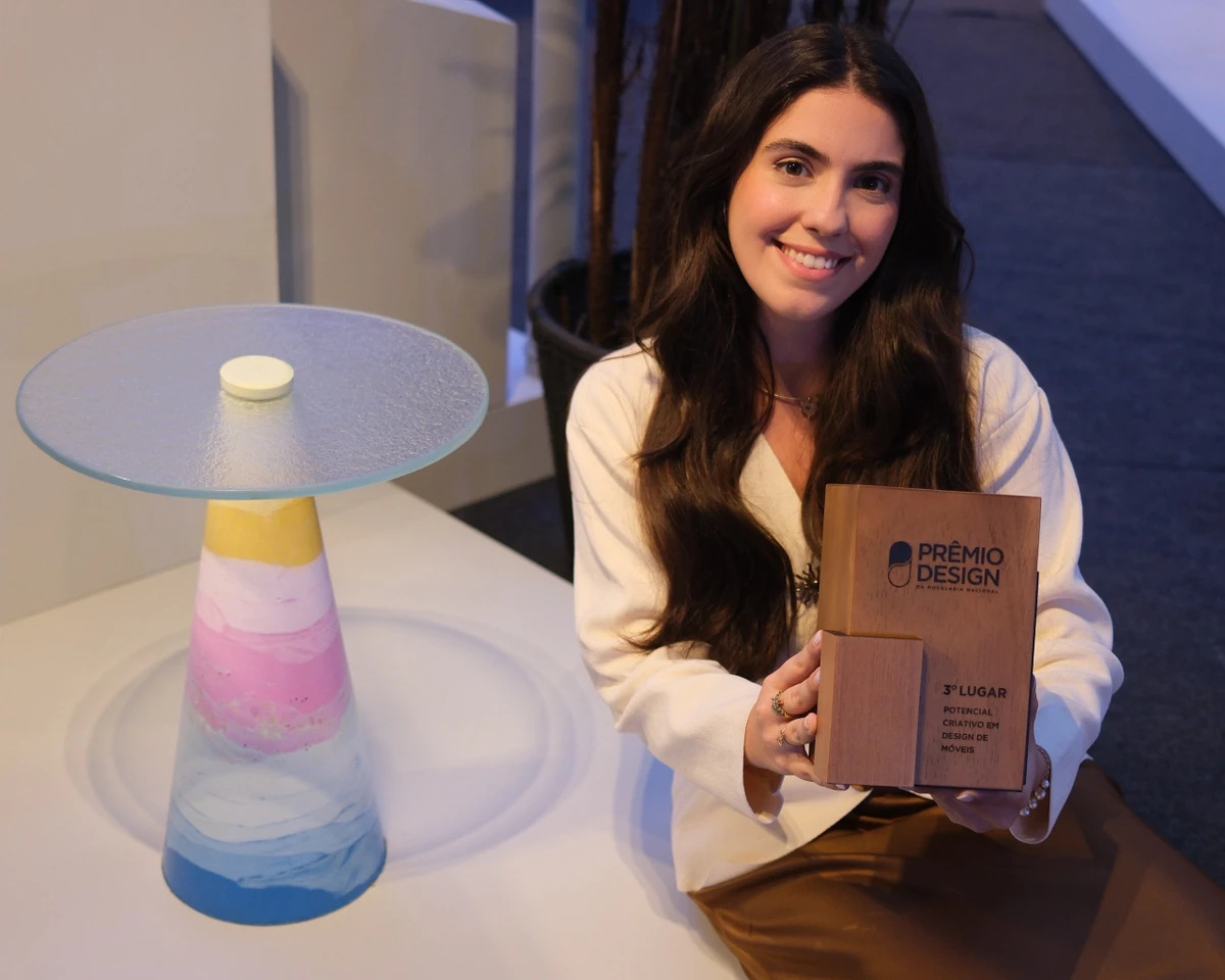 Bruna Rody conquistou prêmio com a Mesa Dinda