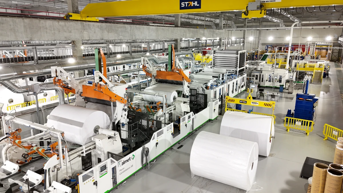 Fábrica de papel tissue da Suzano, em Aracruz