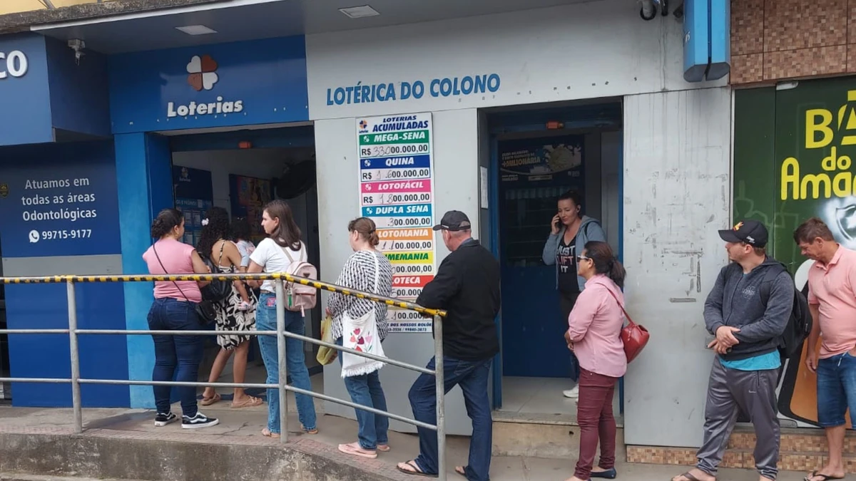 Lotérica do Colono, em Santa Maria de Jetibá, onde duas apostas levaram prêmio de mais de R$ 86 milhões