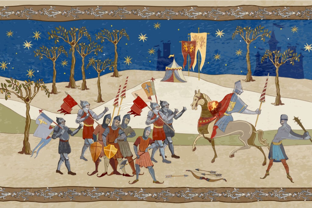 Cruzadas foram movimentos militares da Europa (Imagem: Matrioshka | Shutterstock)