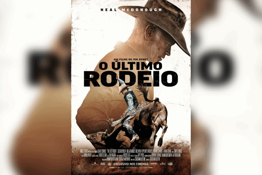 “O Último Rodeio” acompanha um ex-campeão que volta às arenas para custear o tratamento do neto e enfrentar seus próprios fantasmas (Imagem: Reprodução digital | Paris Filmes)