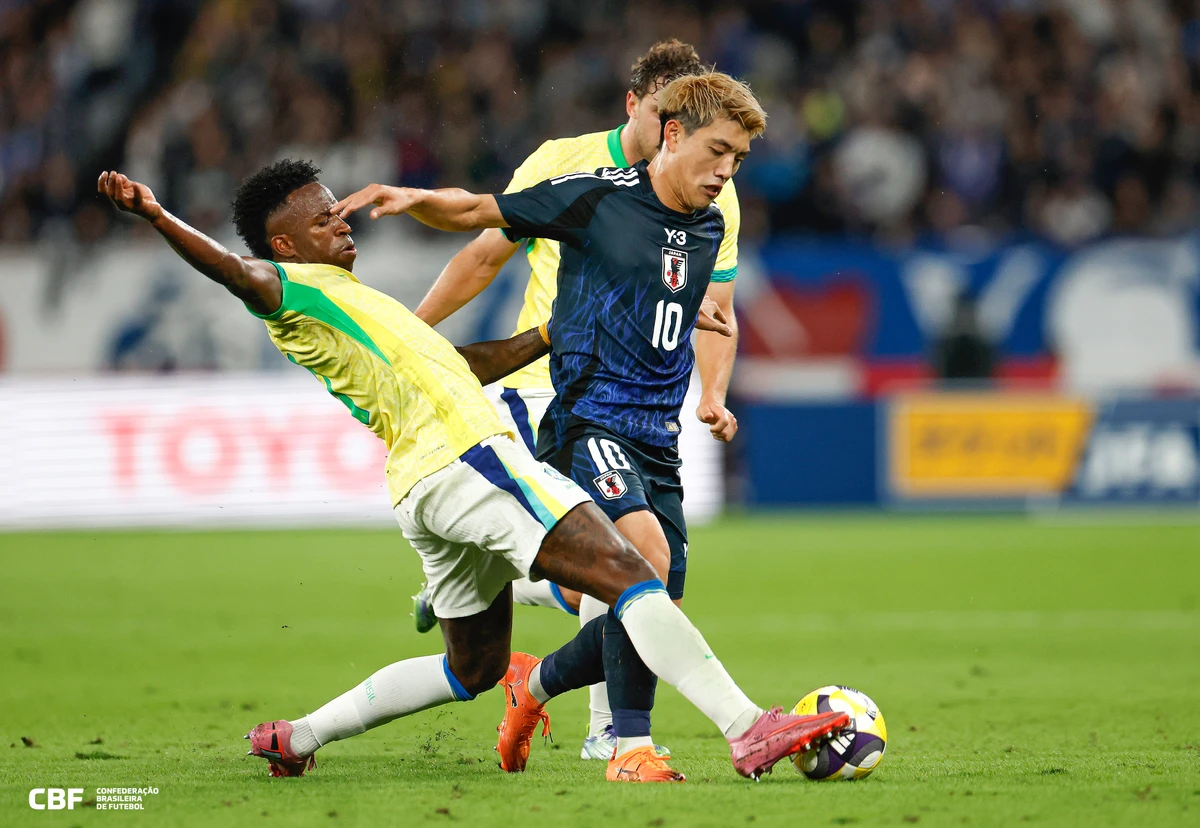 Seleção Brasileira perde, de virada, para o Japão por 3x2 em amistoso