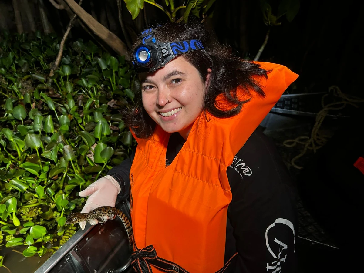 Daniela Neris, Coordenadora da saúde e ecologia no Projeto Caiman