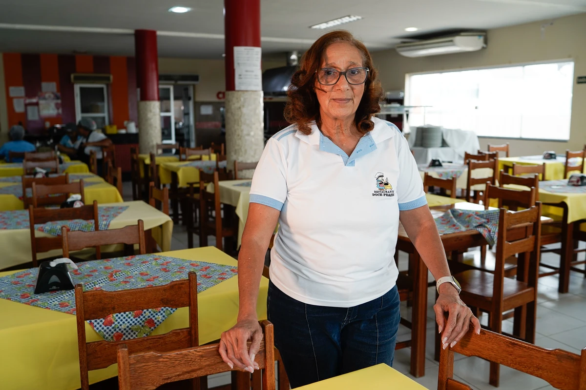 Gelsineia Fernandes Albino, dona do restaurante Doce Prazer
