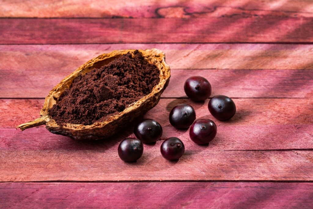 O açaí tem um grande poder antioxidante, importante para várias funções metabólicas (Imagem: Luis Echeverri Urrea | Shutterstock)