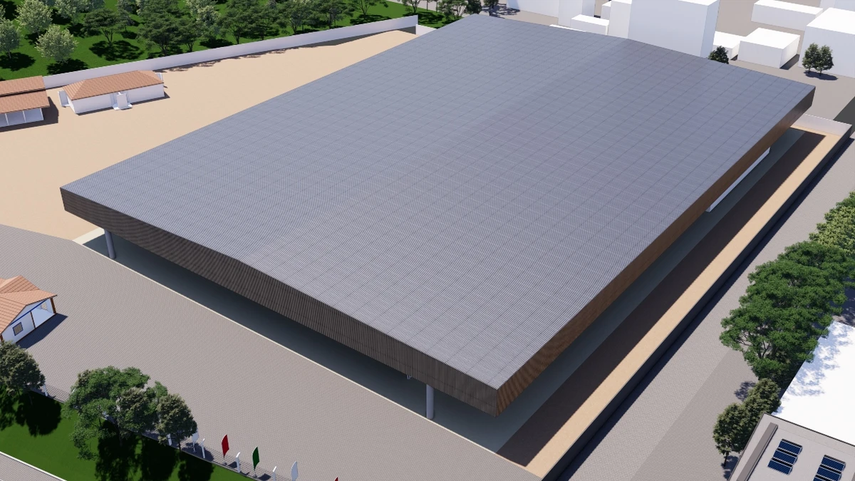 Projeção mostra como ficará novo Polentão, em Venda Nova do Imigrante por Divulgação/Prefeitura de Venda Nova do Imigrante