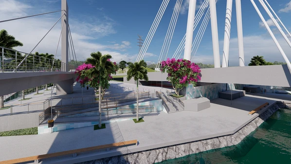 Espaço em Pontal de Camburi, Vitória, tem investimento de quase R$ 50 milhões; previsão é que as obras fiquem prontas em junho de 2026