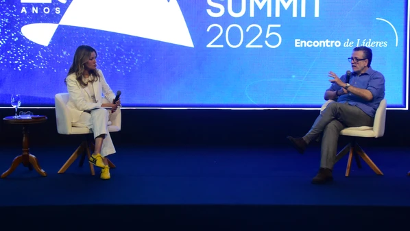 Jornalista Natuza Nery e cientista político participaram de painel do Pedro Azul Summit 2025, evento realizado pela Rede Gazeta em Pedra Azul, região Serrana do Espírito Santo