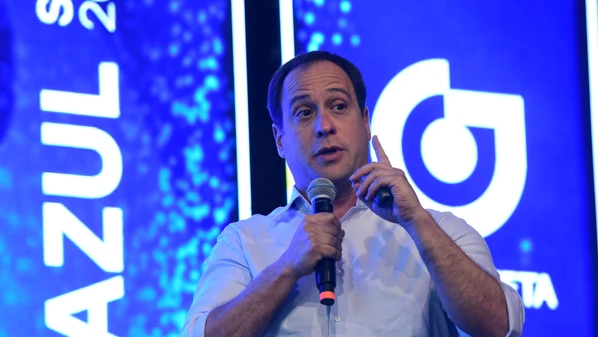 Paulo Marinho participa, na tarde desta sexta-feira (17), do 20° Pedra Azul Summit, promovido pela Rede Gazeta