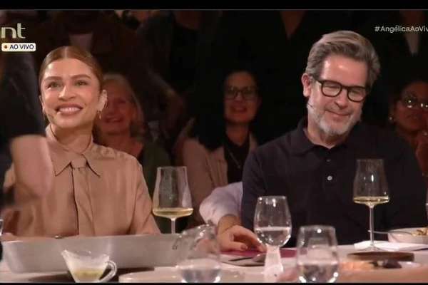 Murilo Benício e Grazi Massafera em programa do GNT 