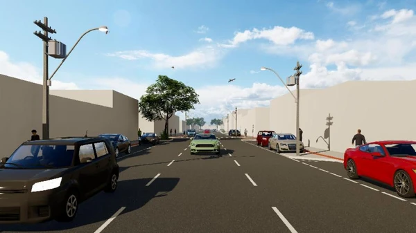 Projeção mostra como vai ficar o trânsito em Novo Horizonte, na Serra por Divulgação/PMS