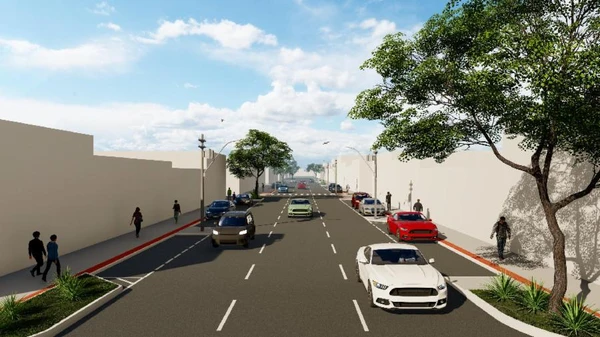 Projeção mostra como vai ficar o trânsito em Novo Horizonte, na Serra por Divulgação/PMS