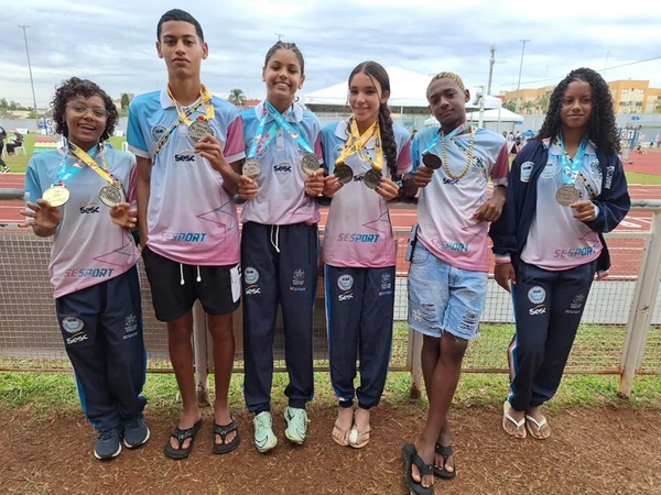 Com 11 medalhas, a equipe de Atletismo do ES foi destaque.