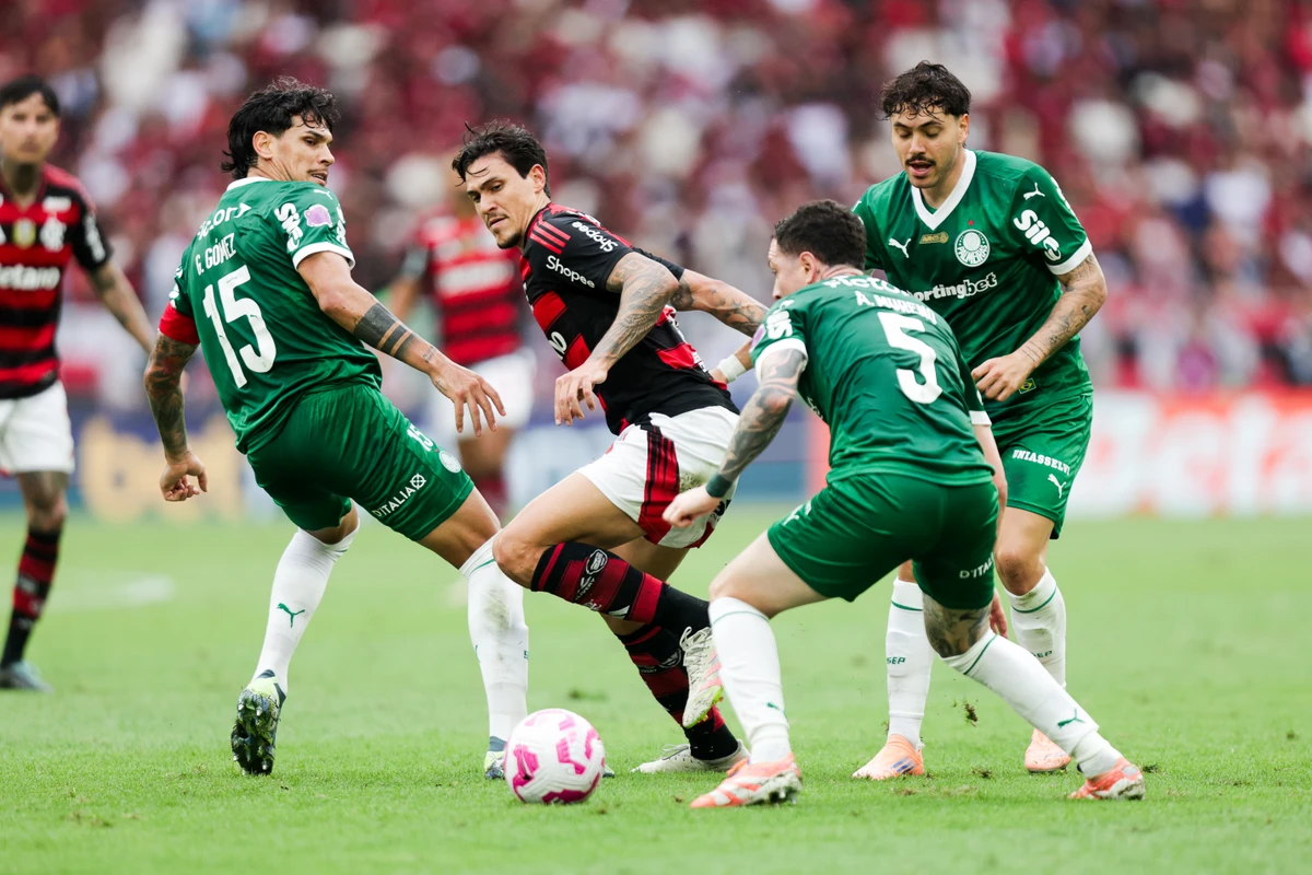 Flamengo vence o Palmeiras por 3x2 no Maracanã