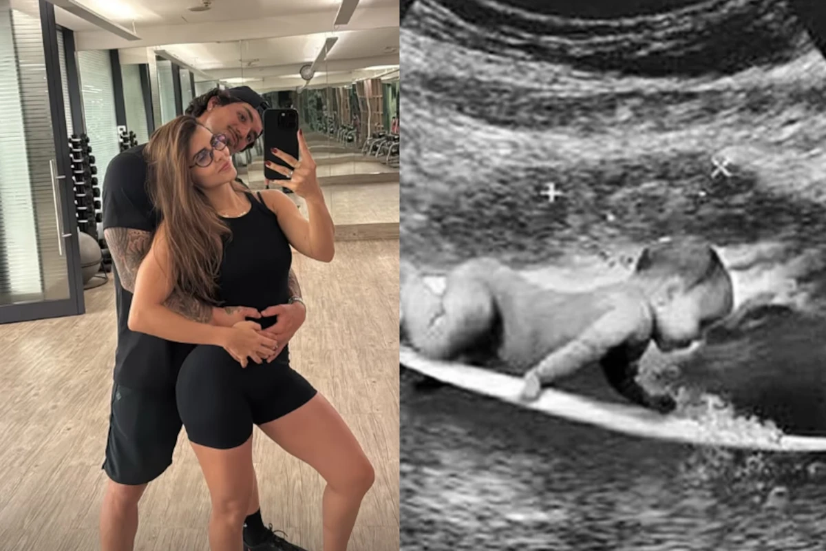 Gabriel Medina e Isabella Alencar; casal assumiu namoro em agosto de 2025 