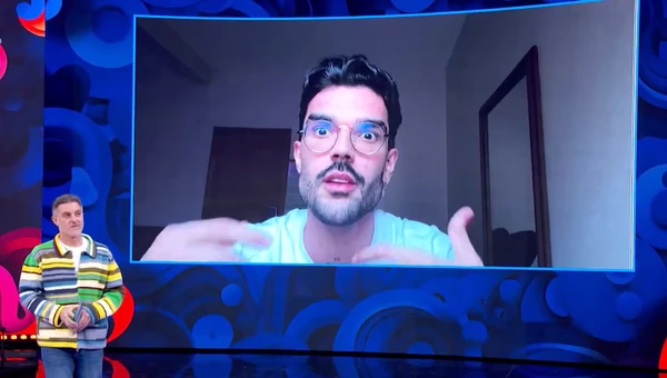 Luan Pereira foi eliminado da 'Dança dos Famosos' por motivos de saúde; em entrevista ao 'Domingão', ele relatou um problema de pedras nos rins