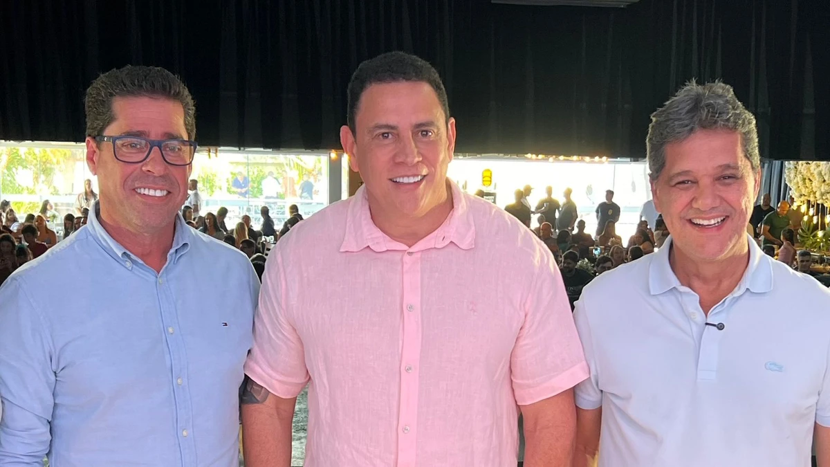 Marcelo Santos, Da Vitória e Ricardo Ferraço em Colatina