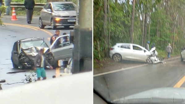 Batida ocorreu na ES 164, na tarde desta terça-feira (21) e mobilizou Polícia Militar, Polícia Civil e bombeiros