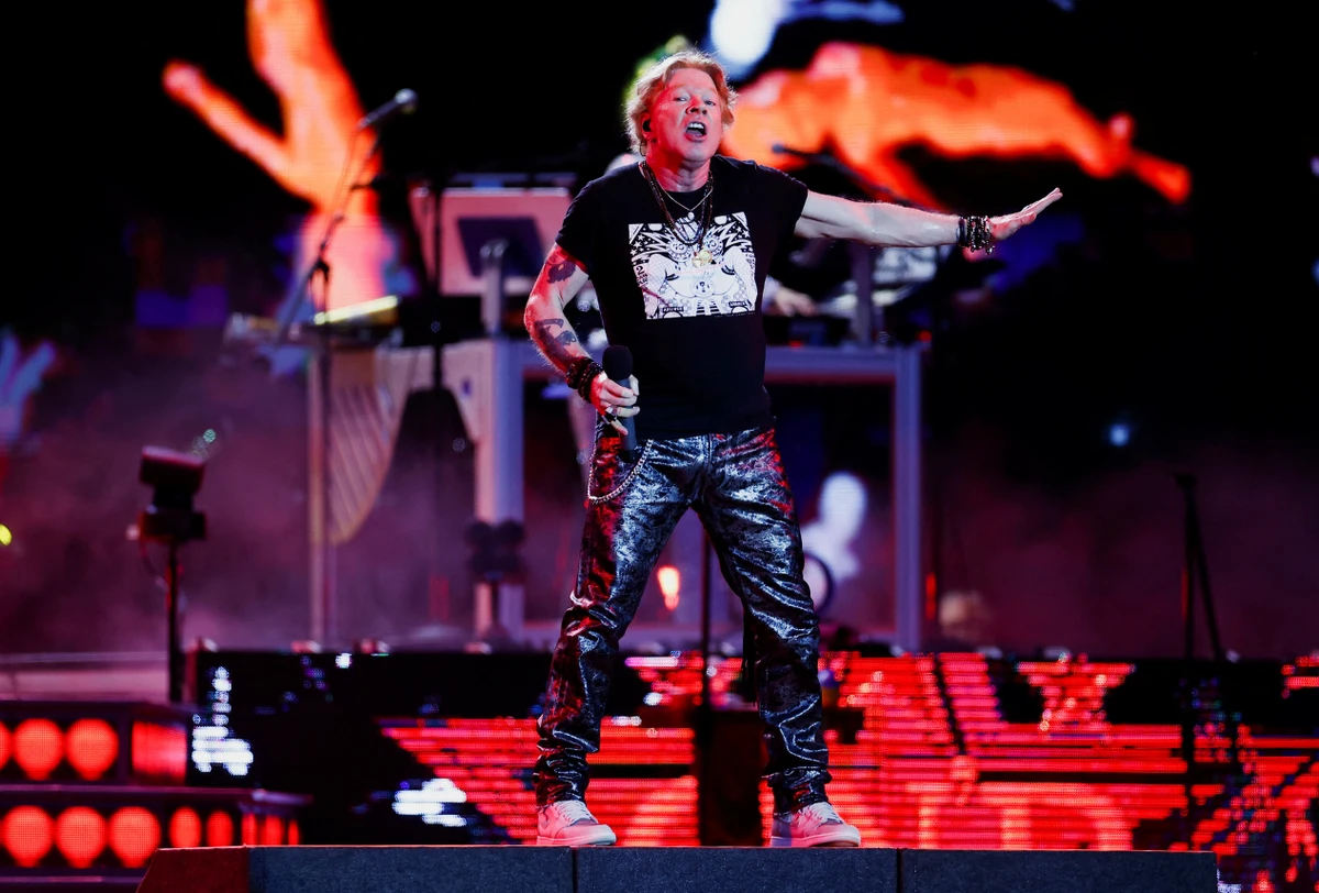 Axl Rose do Guns N' Roses 