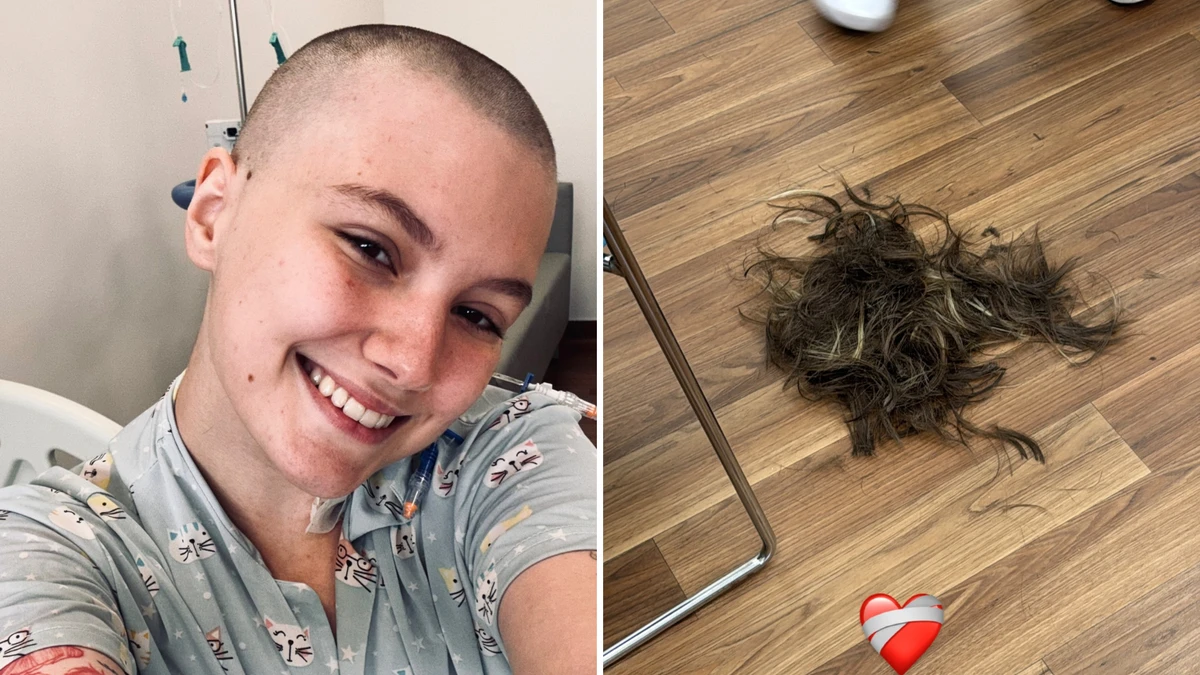 Isabel Veloso raspa o cabelo pela 6ª vez antes do transplante de medula