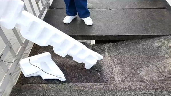 Estrutura na Ponte Florentino Avidos, entre Vitória e Vila Velha, já apresentou outros problemas; Semobi informou que assumirá a responsabilidade pela conservação da passarela, antes a cargo do DER-ES