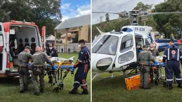 Uma das vítimas ficou em estado grave e precisou ser transferida para um hospital em Vitória