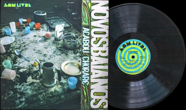 Clássico da MPB, o LP Novos Baianos - Acabou Chorare estará à venda por R$ 4,5 mil